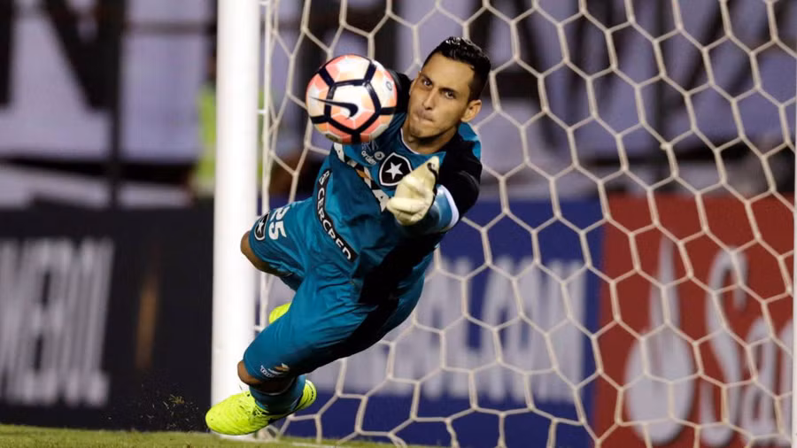 Thủ môn Gatito trong màu áo Botafogo ở giải vô địch Brazil.