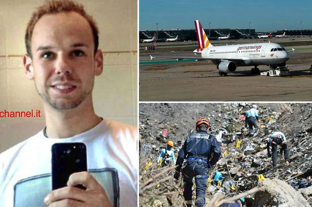 Andreas Lubitz (ảnh, trái) chụp ảnh "tự sướng" và công tác tìm kiếm nạn nhân tại hiện trường vụ tai nạn. Ảnh: Mirror