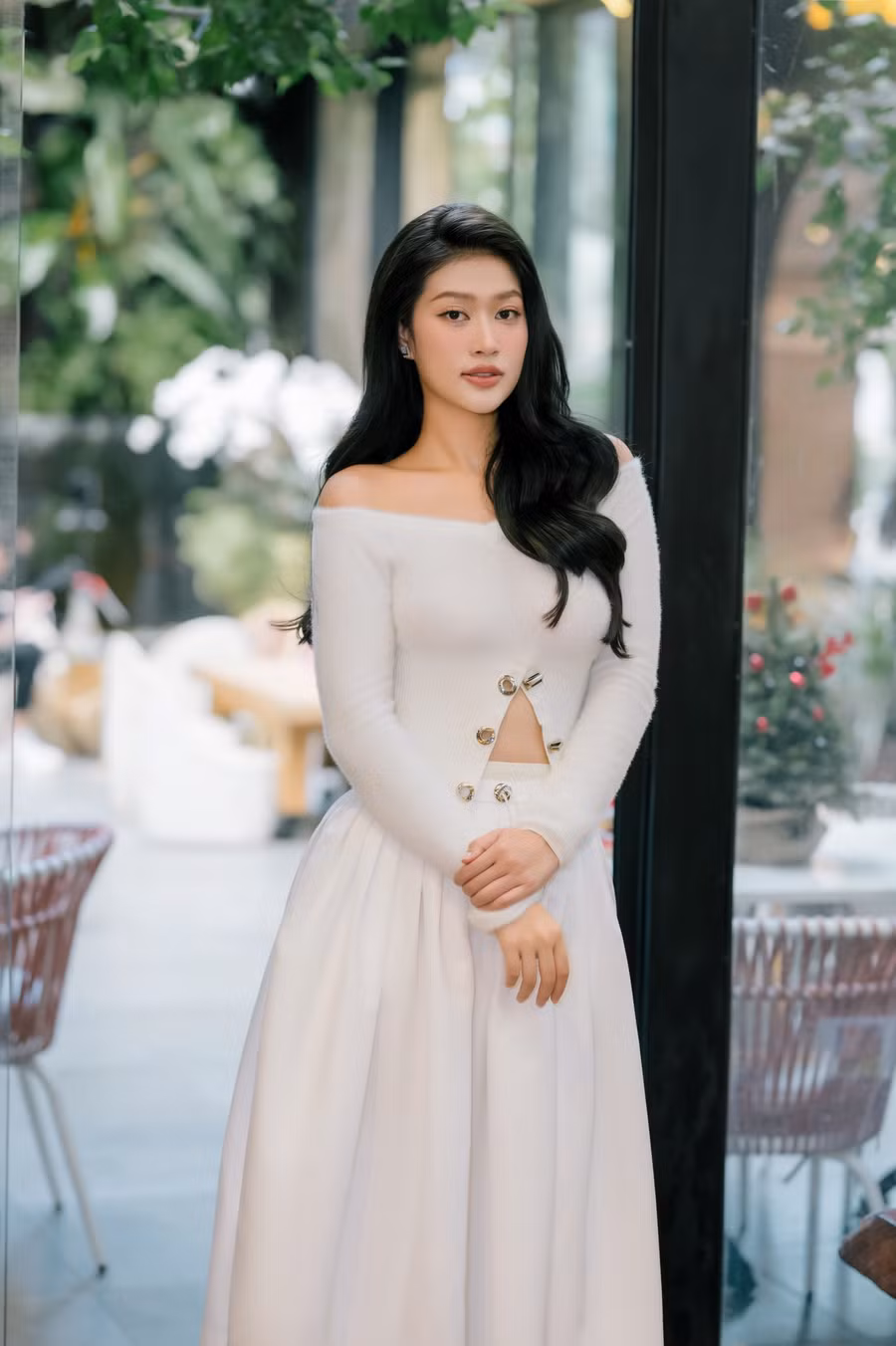 Hoa hậu Đoàn Thiên Ân ngày càng thăng hạng về nhan sắc.