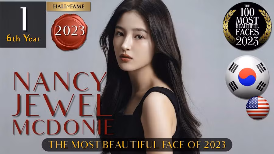 Đây là năm thứ 6 Nancy (MOMOLAND) có tên trong danh sách. Năm 2022, cô là á quân tới năm nay cô đã xuất sắc giành được vị trí thứ nhất trong top 100 gương mặt đẹp nhất thế giới.