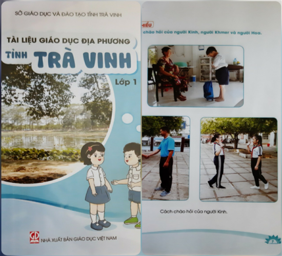 Tài liệu Giáo dục địa phương lớp 1 của tỉnh Trà Vinh.