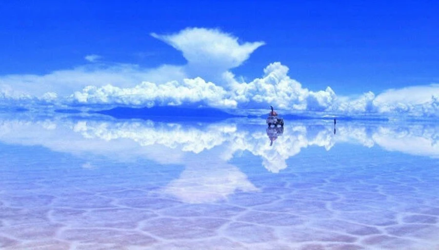 Cánh đồng muối Salar de Uyuni.