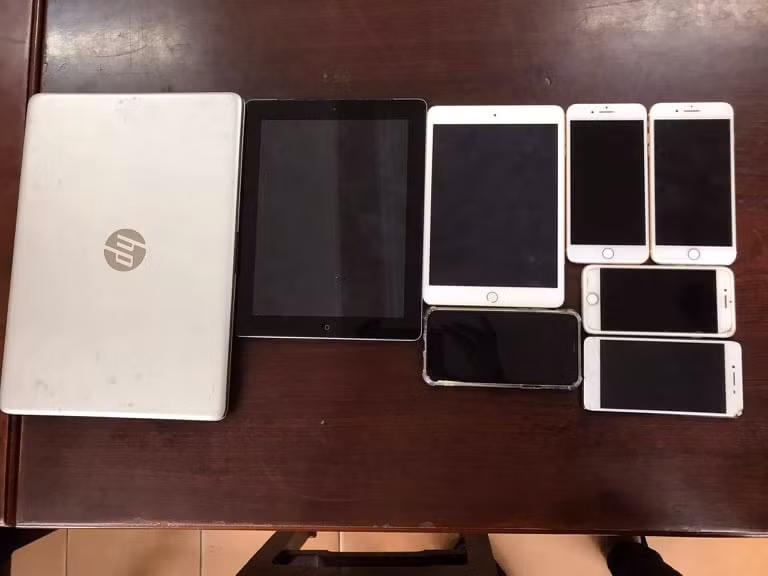 Tang vật của các vụ án.