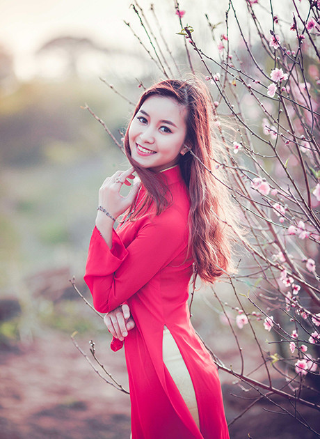 Thùy Chi gây ấn tượng bởi gương mặt khả ái.