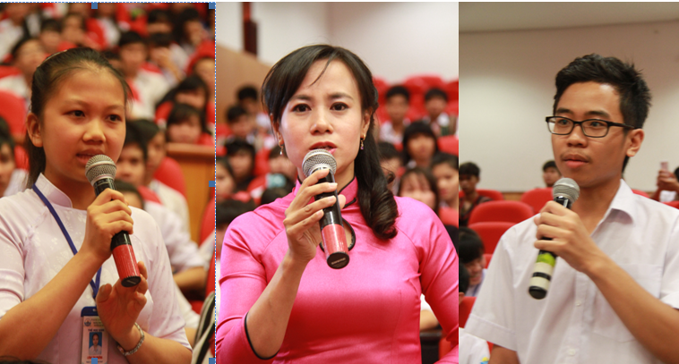 GV và HS thị xã Gia Nghĩa sôi nổi đặt câu hỏi với Bộ trưởng