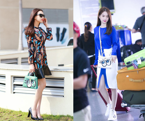 Trà Ngọc Hằng cùng bạn thân Ngọc Trinh dùng chung 1 túi fake