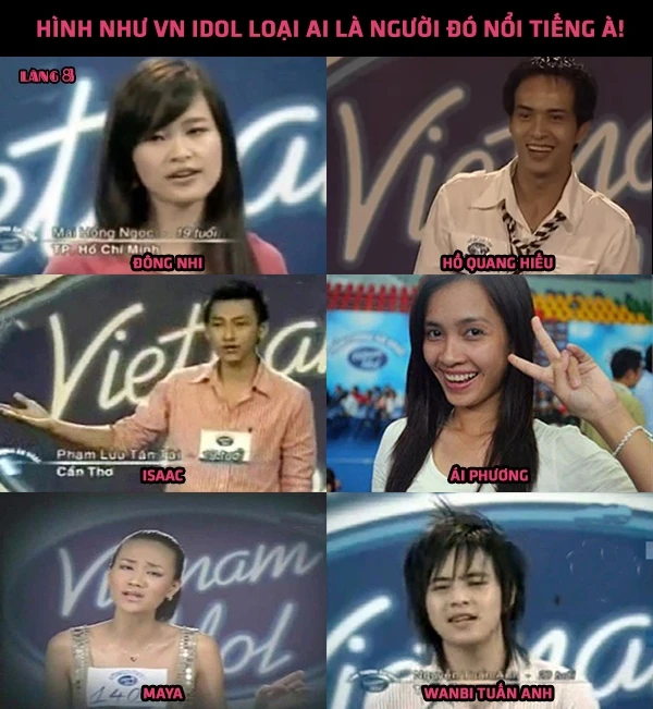 6 sao Việt “trượt vỏ chuối” từ vòng “gửi xe” của Vietnam Idol