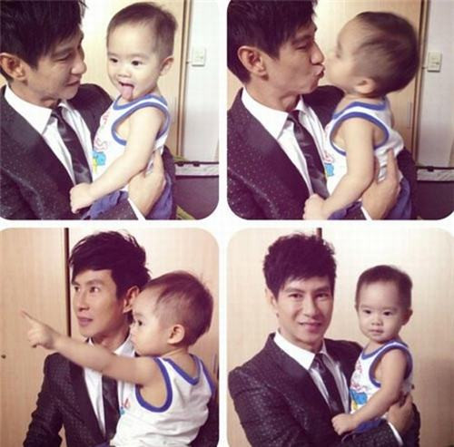 Tan chảy trước khoảnh khắc ngọt ngào của bố con sao Việt ảnh 11 Tan chảy trước khoảnh khắc ngọt ngào của bố con sao Việt ảnh 11