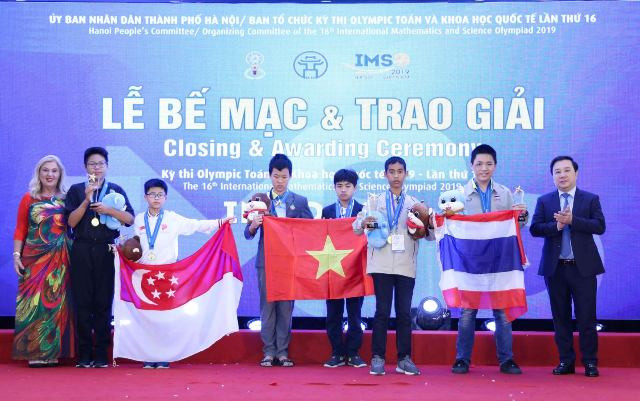 Lễ bế mạc và trao giải IMSO 2019.
