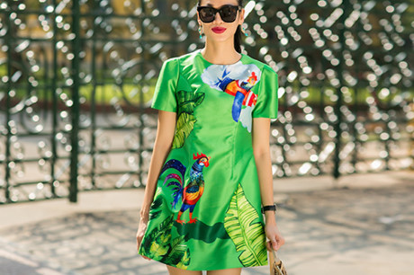 Fashionista Sài Gòn du xuân với váy áo họa tiết gà trống - Ảnh 6 Fashionista Sai Gon du xuan voi vay ao hoa tiet ga trong - Anh 6