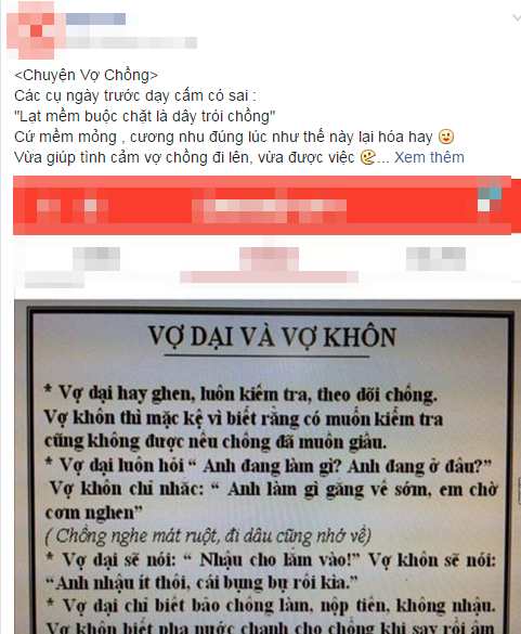 Ngồi mát nghe dân mạng tranh cãi “vợ dại - vợ khôn” trên mạng xã hội