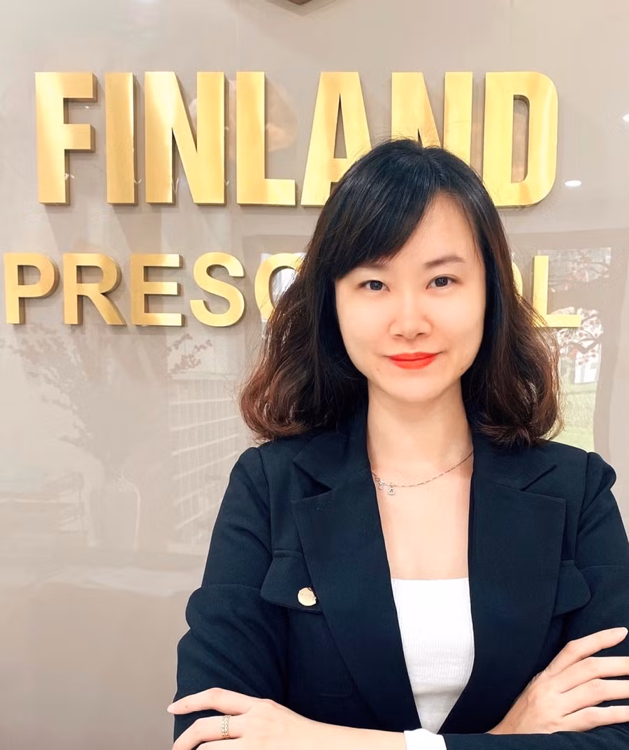 Chị Nguyễn Đào Ngọc Anh - người sáng lập và điều hành Hệ thống giáo dục Phần Lan (FIS)