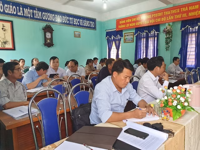 Phòng GD&amp;ĐT Nam Trà My tổ chức sinh hoạt chuyên đề cho các trường Tiểu học.
