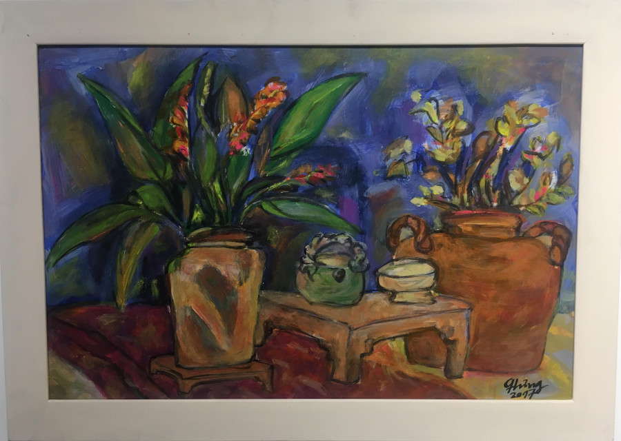 Tĩnh vật ngày Tết - Nguyễn Quốc Hưng