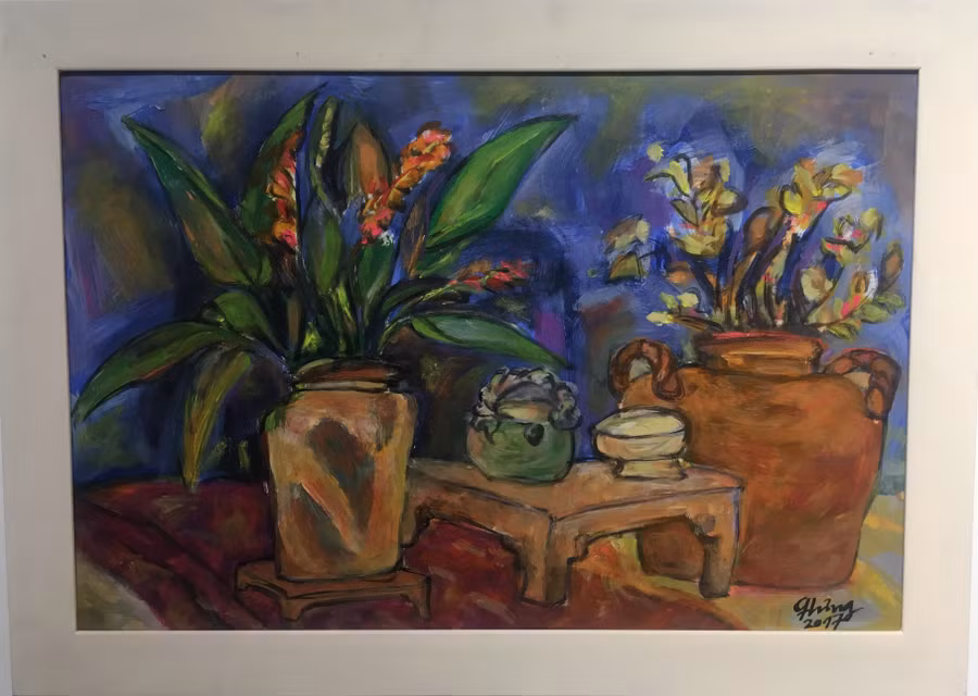 Tĩnh vật ngày Tết - Nguyễn Quốc Hưng