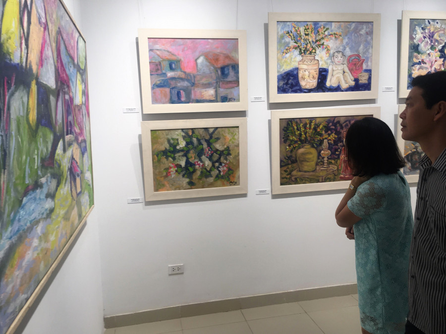 Một góc triển lãm Xuân