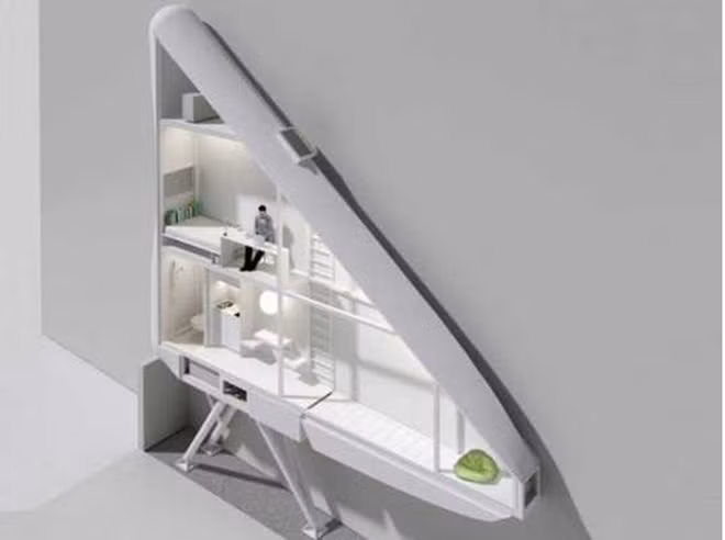 Căn nhà 4,3m2 ở Ba Lan.