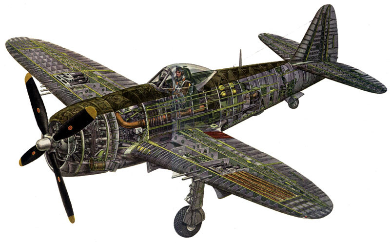 P-47 - tiêm kích-ném bom tốt nhất, lớn nhất "huyền thoại" của Mỹ