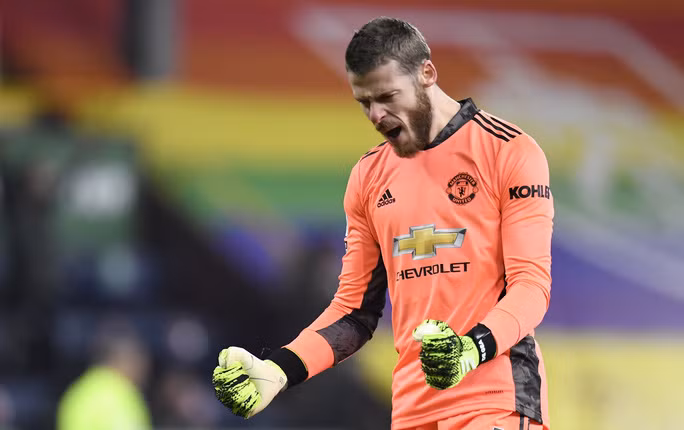 David De Gea có trận đấu giữ sạch lưới.