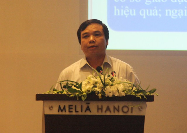 Ông Nguyễn Đức Minh phát biểu tại hội thảo