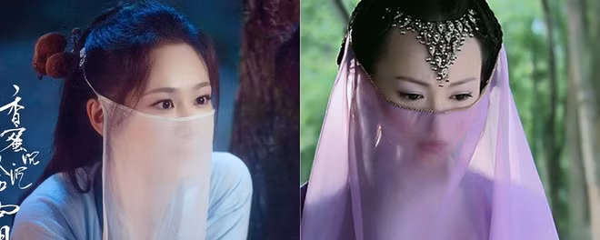 Trong ảnh là Dương Tử (trái) trong Hương mật tựa khói sương và Đường Yên tham gia phim Tiên kiếm 3.