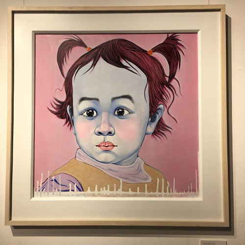 Bống - Tranh sơn dầu của Nguyễn Đức Vinh