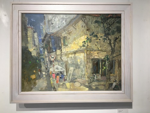 Nắng sớm - Tranh sơn dầu của Trịnh Ngọc Liên