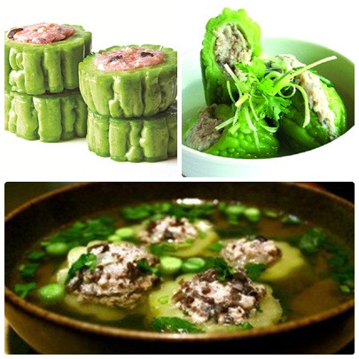 Cách chế biến món mướp đắng nhồi thịt hấp thơm ngon cho bữa tối