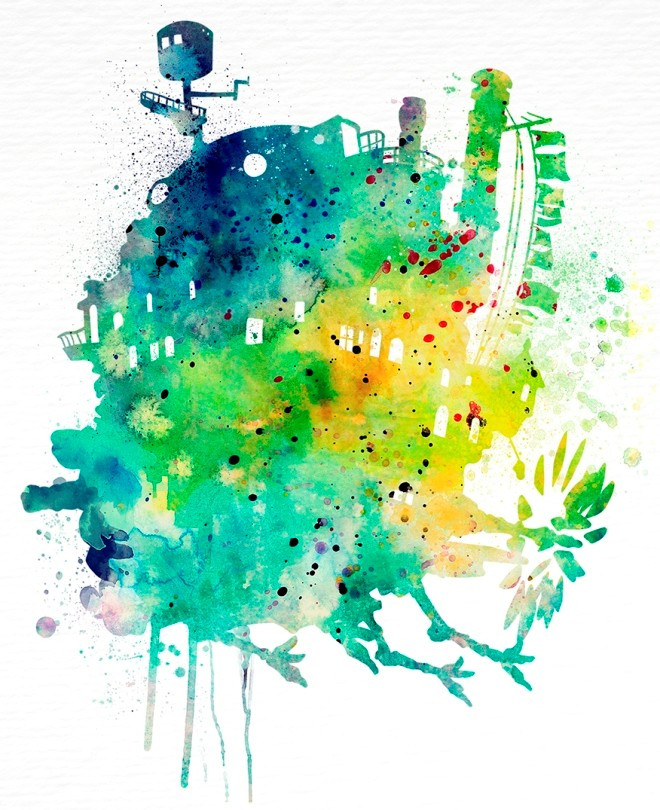 Cô gái người Mỹ cho biết, tuổi thơ của cô gắn liền với những nhân vật nổi tiếng như Totoro, Kiki, Mononoke. Teen làm giàu nhờ tài vẽ tranh màu nước độc đáo