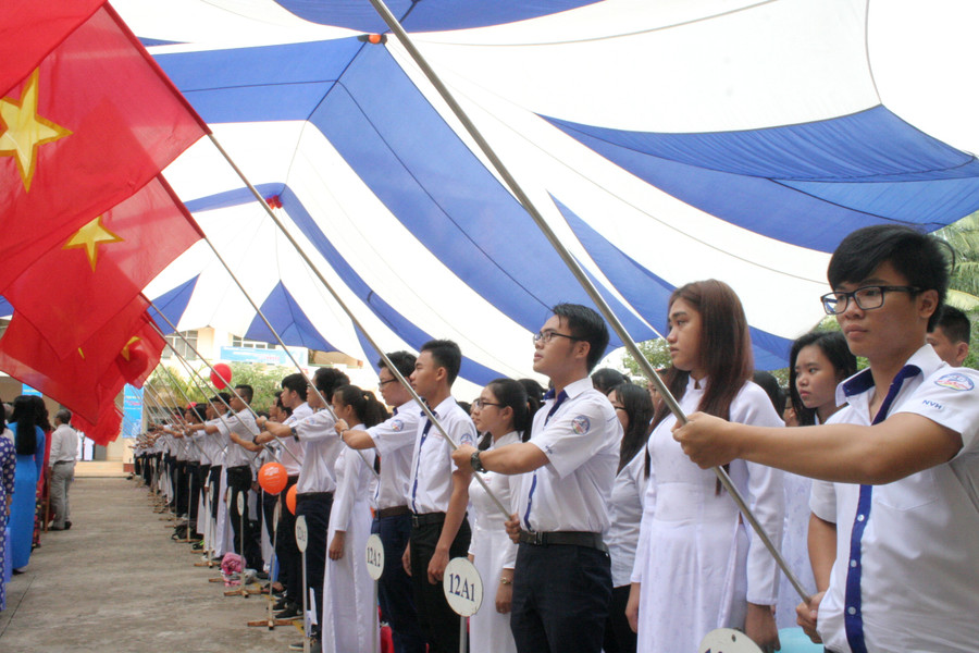 HS TP Cần Thơ trong ngày khai giảng năm học