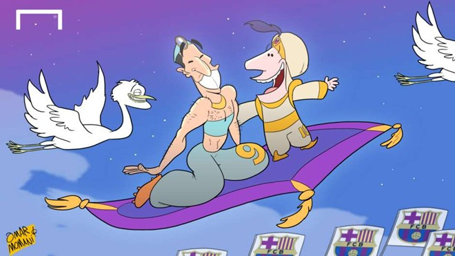 Sau trận El Clasico, Luis Suarez cho rằng phong cách chơi bóng của Barca như đến từ một thế giới khác. Cựu ngôi sao Liverpool đang tìm lại được cảm giác săn bàn nhờ sự hỗ trợ từ Lionel Messi. Ảnh châm biếm các sự kiện bóng đá ồn ào nhất tháng 3