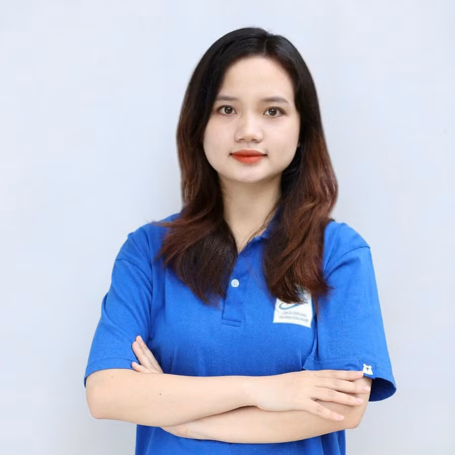 Đảng viên trẻ Lê Thị Thùy Dung - gương mặt “Sinh viên 5 tốt” của Học viện Tài chính. Ảnh: Đình Tuệ