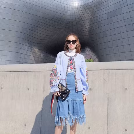 Thoi trang dao pho cuc chat cua fashionista Viet - Anh 2