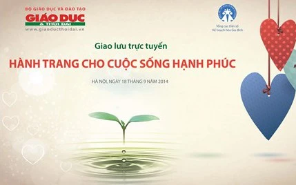 Giao lưu trực tuyến “Hành trang cho cuộc sống hạnh phúc”