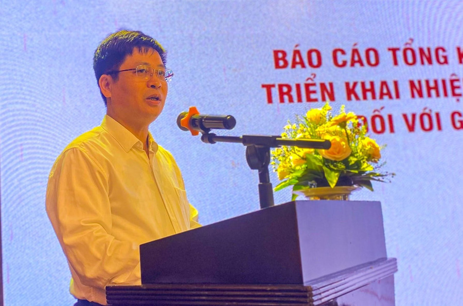 Ông Nguyễn Xuân Thành, Vụ trưởng Vụ Giáo dục Trung học (Bộ GD&ĐT) phát biểu tại hội nghị. Ông Nguyễn Xuân Thành, Vụ trưởng Vụ Giáo dục Trung học (Bộ GD&ĐT) phát biểu tại hội nghị.