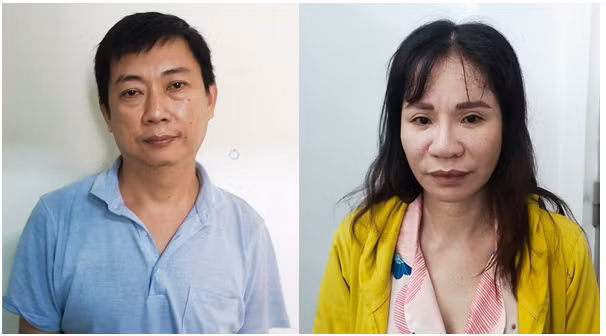 Hai chủ tiệm vàng bị tạm giam 4 tháng trong vụ buôn lậu 19 kg vàng qua biên giới. (Ảnh: CAAG)