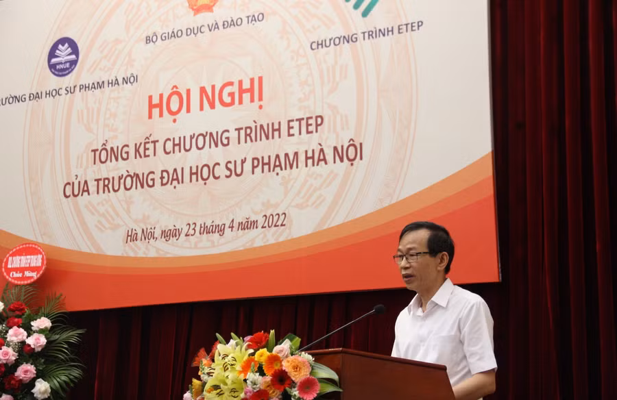 GS.TS Nguyễn Văn Minh phát biểu tại Hội nghị.