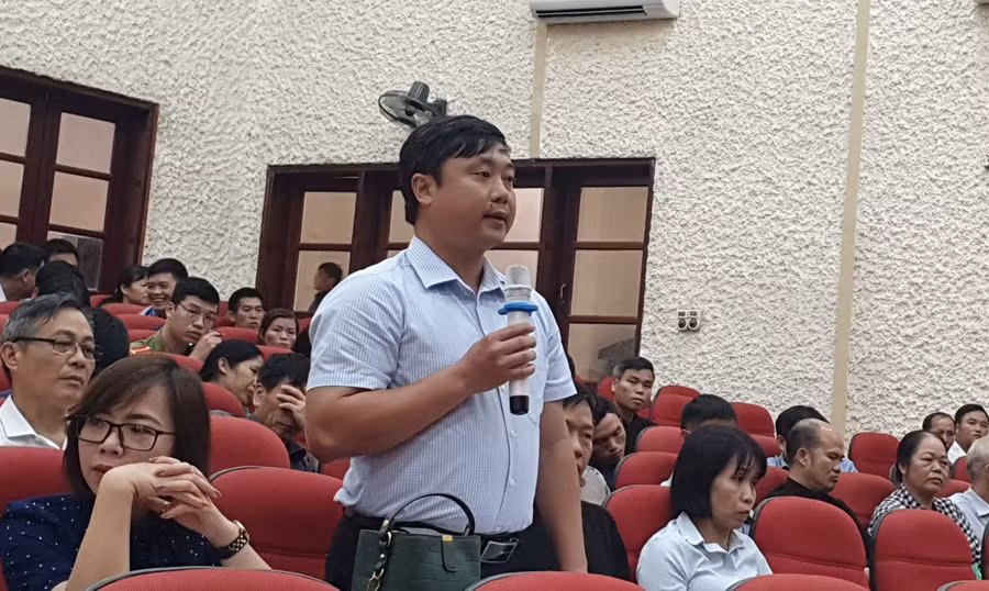 Cử tri Tô Ngọc Tùng nêu ý kiến