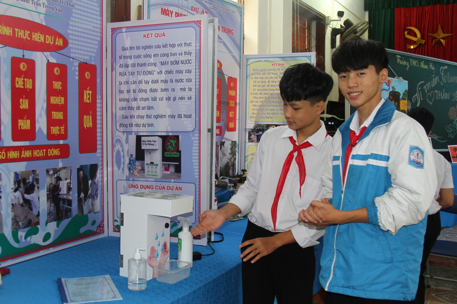 Dự án Máy bơm nước rửa tay tự động Dự án Máy bơm nước rửa tay tự động