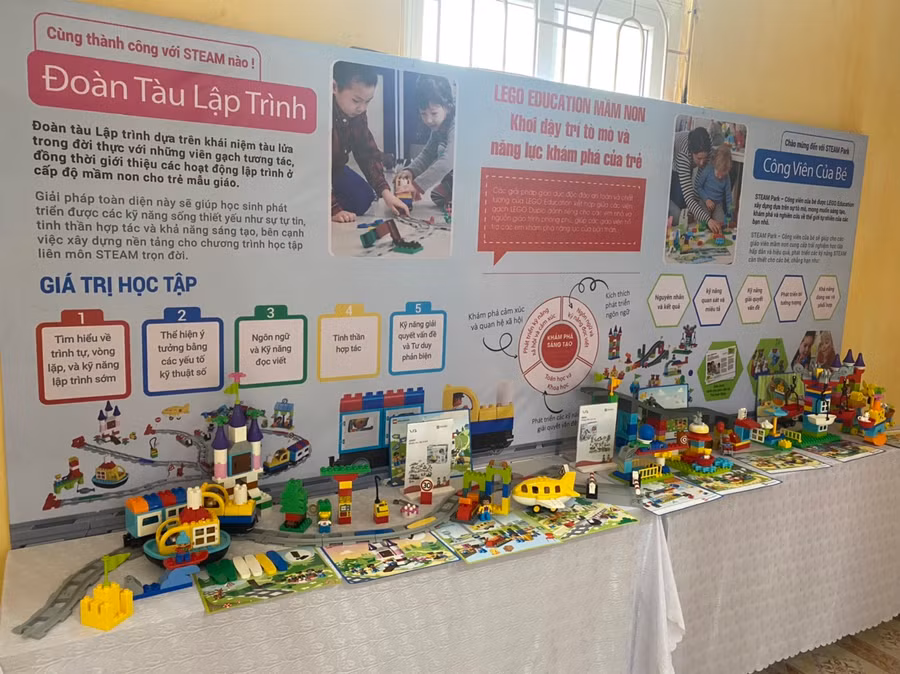 Gian trưng bày sản phẩm LEGO Education