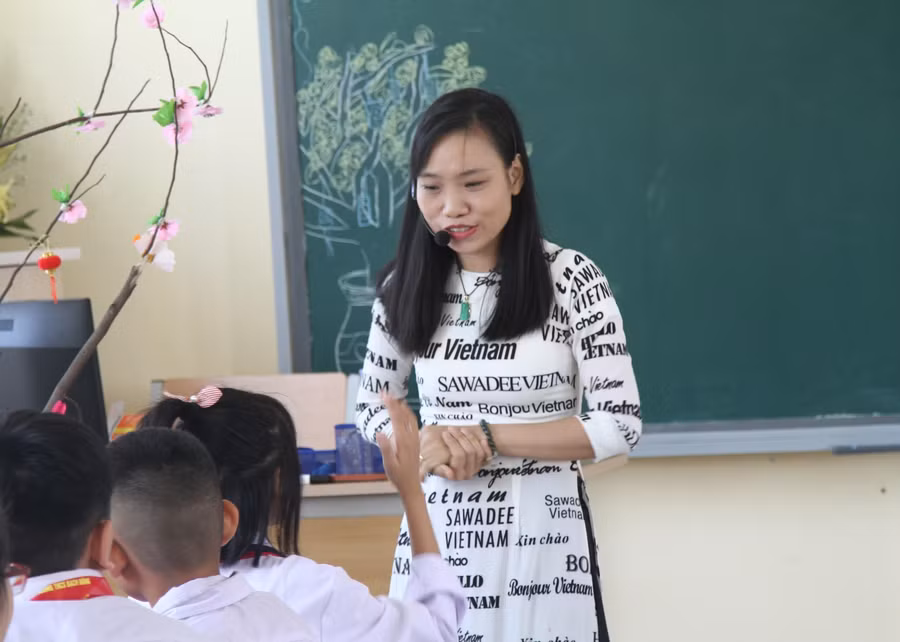 Tiết dạy của cô Nguyễn Thị Phương Thảo (Trường THCS Hùng Vương).