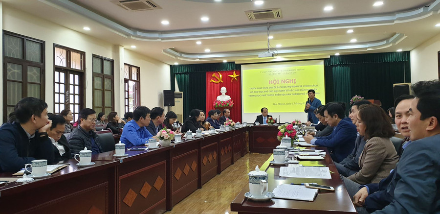 Hải Phòng: Bàn cách triển khai chính sách hỗ trợ học phí cho học sinh từ bậc mầm non đến THPT