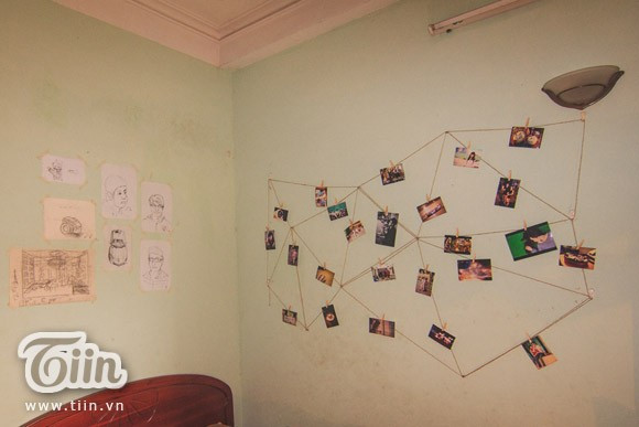 Không gian nghệ sĩ trong góc học tập của sinh viên Kiến trúc