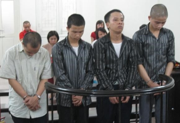 Các bị cáo trong vụ án