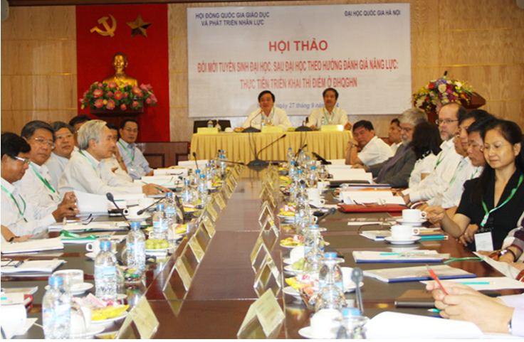 Các nhà quản lý, nghiên cứu giáo dục tham dự Hội thảo