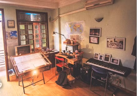 Mê mẩn góc học tập của sinh viên Kiến trúc