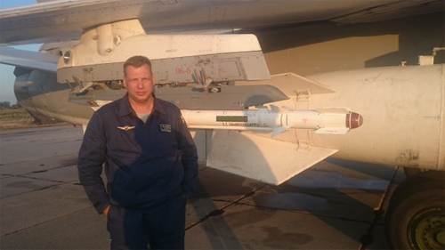 Thiếu tá không quân Nga Oleg Peshkov. Ảnh: Twitter nga-dat-ten-duong-theo-thieu-ta-khong-quan-su-24-hy-sinh