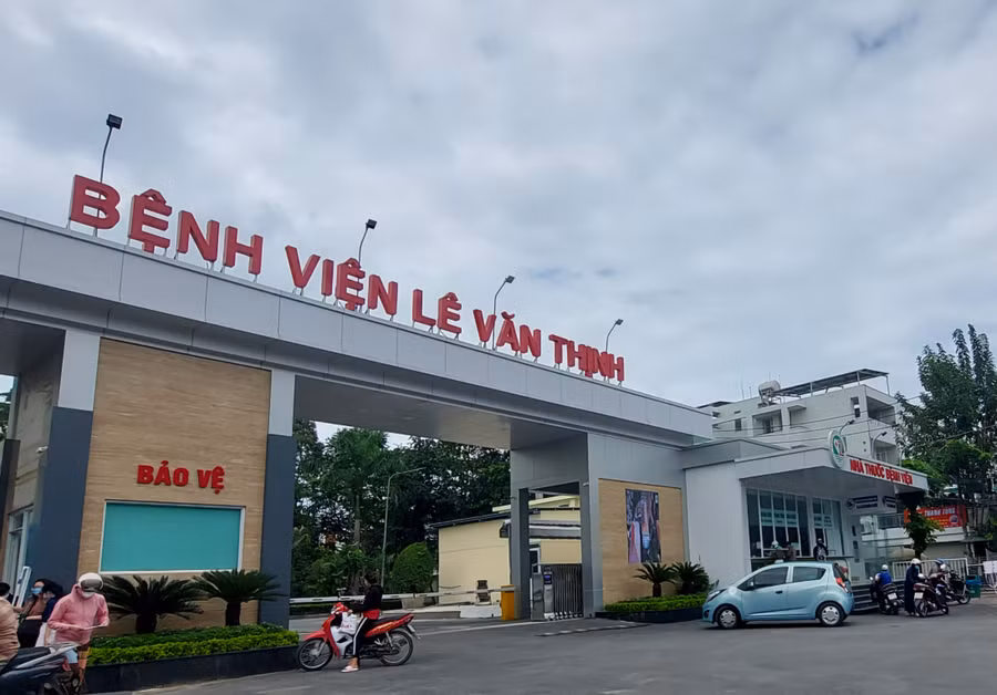 Bệnh viện Lê Văn Thịnh (TP Thủ Đức, TPHCM) - nơi đang điều trị cho các học sinh liên quan đến vụ việc nghi ngộ độc thực phẩm.
