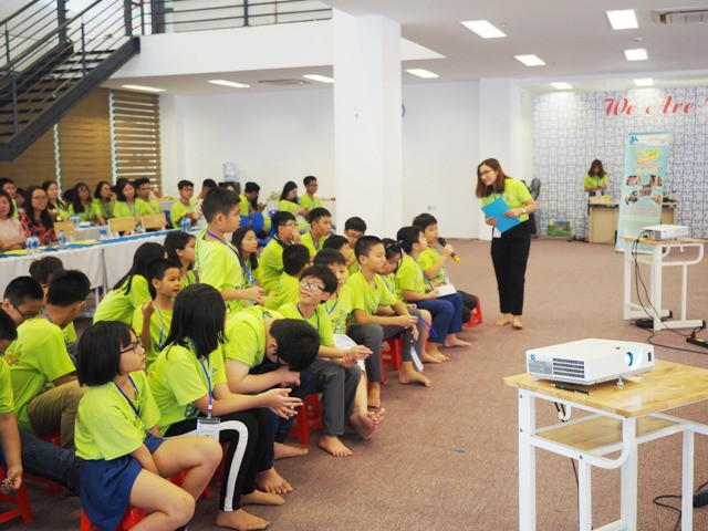 Học sinh được tiếp cận rất nhiều kiến thức bổ ích về bảo vệ rừng, bảo vệ môi trường sống