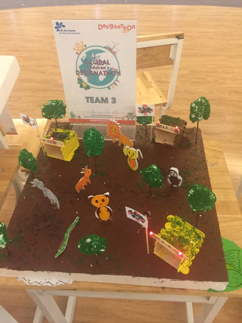 Nhóm 3: Xây dựng mô hình các trạm cứu hộ lưu động dành cho động vật của các khu vực có nguy cơ xảy ra nạn chặt phá rừng. Trạm này sẽ giúp khắc phục và giảm thiểu những thiệt hại do việc hủy hoại môi trường sống của động thực vật do nạn chặt phá rừng gây ra.